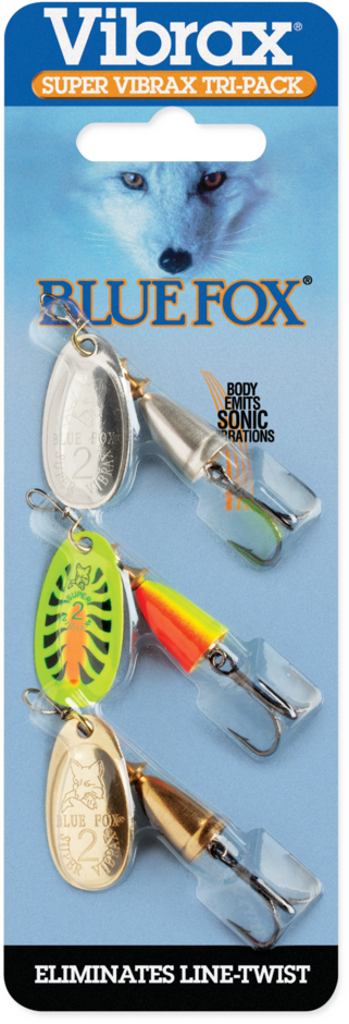 arctic fox fishing lures Blue Fox Super Vibrax® Tri-Pack – Bonafide Fishing