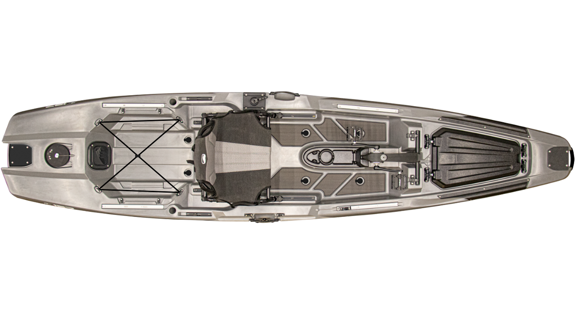 SS127 - Top Gun Grey Replacement Hull – Bonafide Fishing