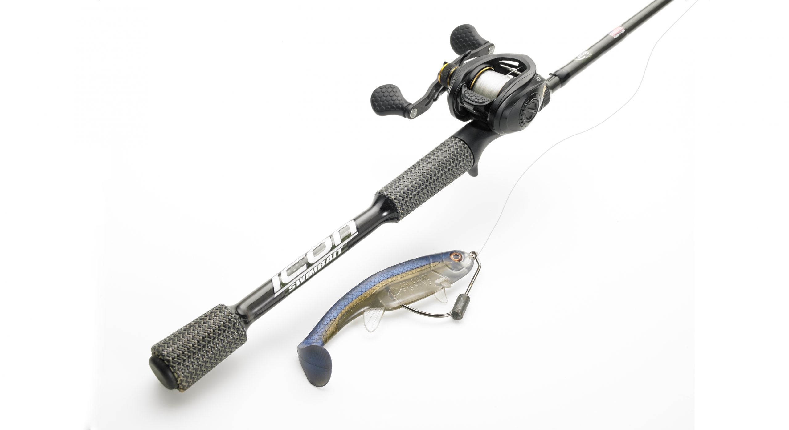 cashion custom fishing rods ICON John Crews Big Bait Rod Cashion ICON series spinning fishing rods were designed with exceptional tip and lighter powers for fishing with shaky heads NEW! Cashion ICON Swimbait Rod