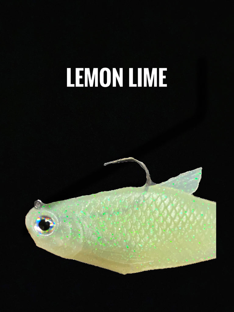 burrito fishing lure Bacca Swimbait Tactical Chartreuse Shad 5 more scale BULLSHAD SWIMBAITS + BURRITO BAITS