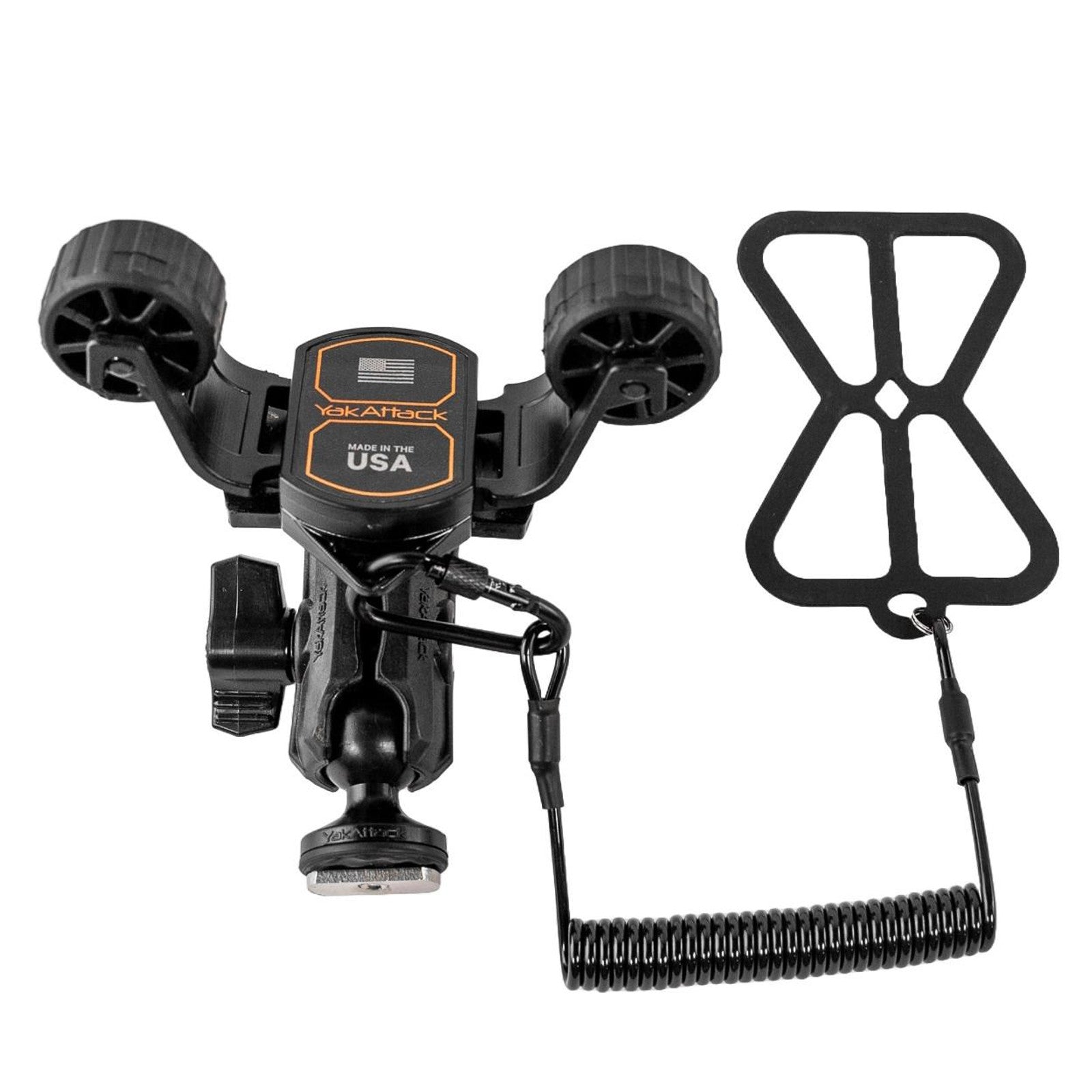 phone holder for fishing rod YakAttack RotoGrip with 1