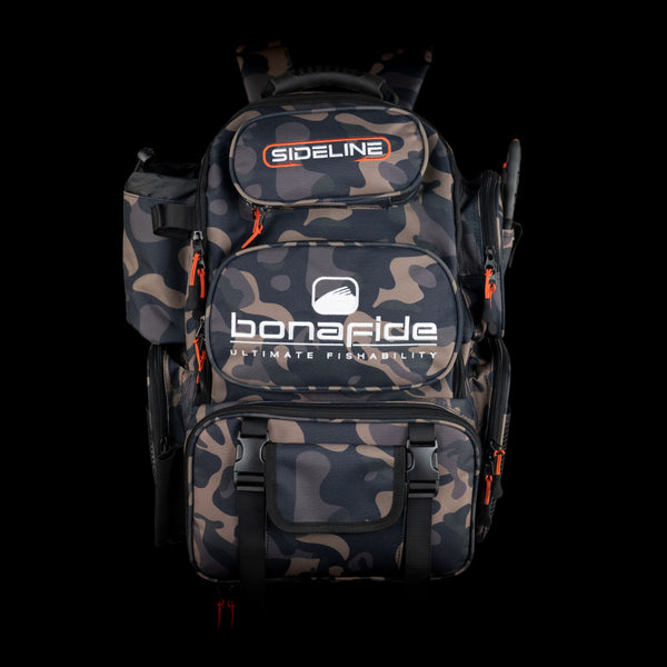 Barenx Backpack Fishing Bag - Convertible Seat Box Rucksack For Tackle Storage & Camping Gear