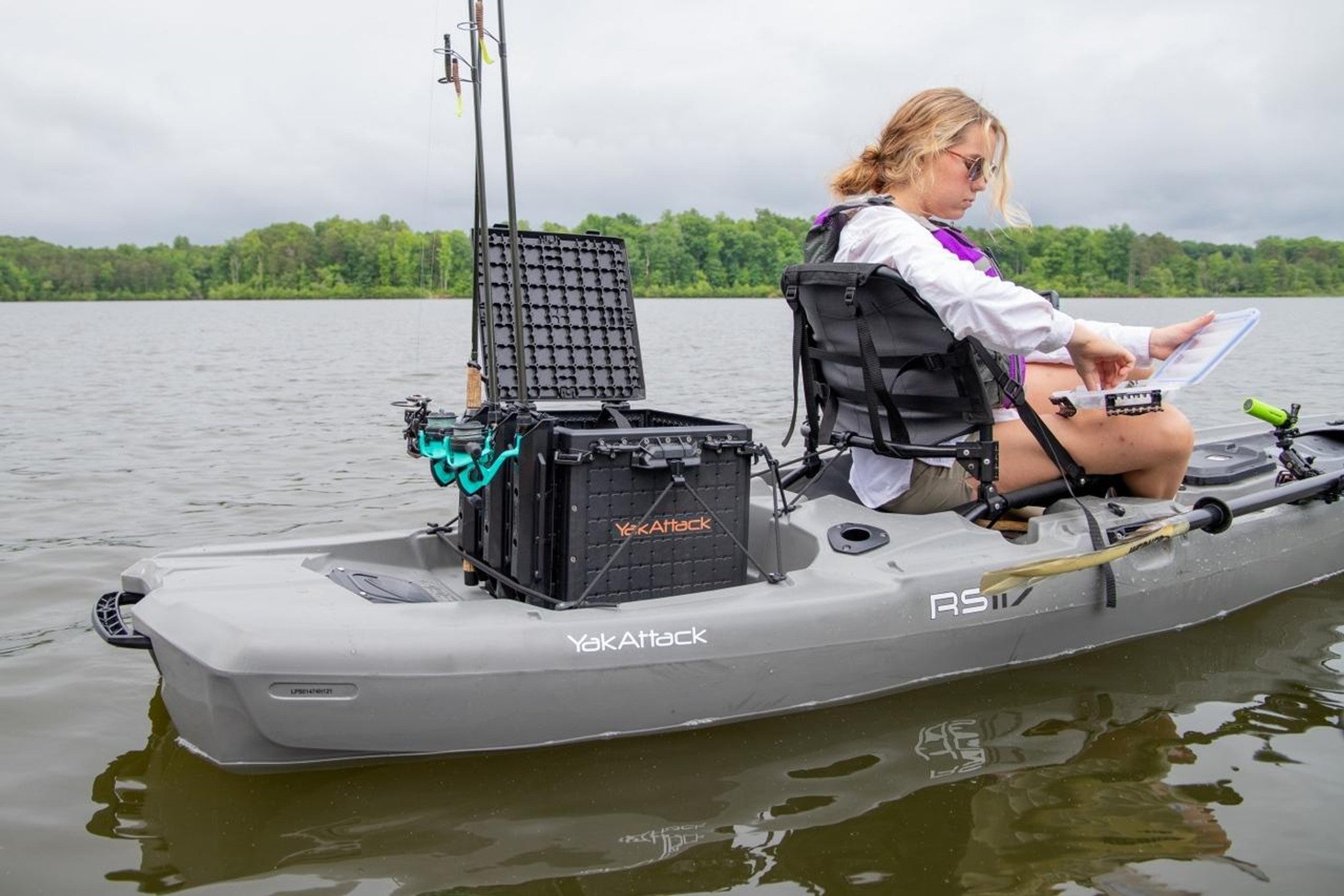 best kayak tackle box YakAttack BlackPak Pro Kayak Fishing Crate