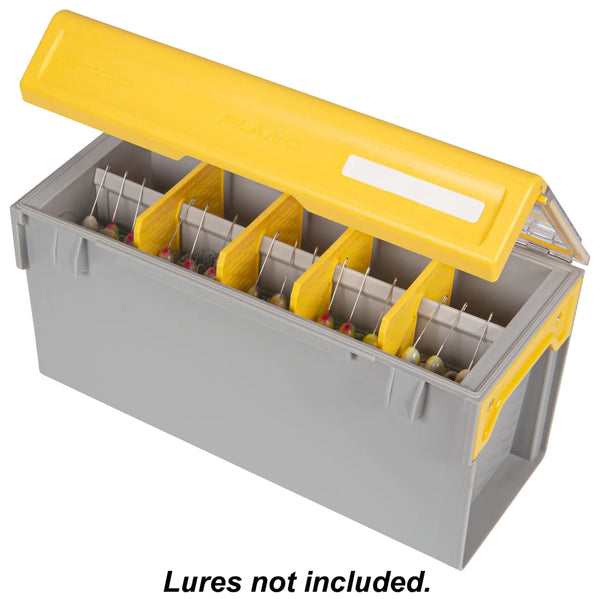 best tackle box for spinnerbaits SPINNER BAIT 14 x 9 x 2.64 Lure retainers organize and protect up to 36 spinnerbaits W3 Spinnerbait Storage Box -
